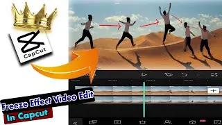 Freeze frame clone effect editing in CapCut // CapCut editing tutorial