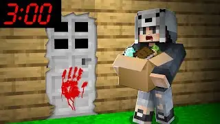 GECE 03:00'DE LANETLİ EVE TAŞINDIM 😱 - Minecraft