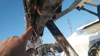 ЮМЗ ФРОНТАЛЬНЫЙ ПОГРУЗЧИК ПЕРЕДНИЙ ВЕДУЩИЙ МОСТ (ЗИМА ,ПОСЛЕ ИСПЫТАНИЙ )