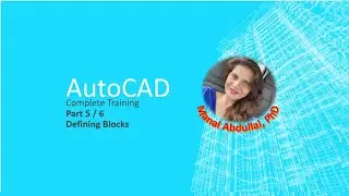 AutoCAD Complete Training Part 5 _ Blocks and Attribute Definitions