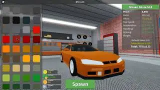 Car Crushers 2 Nissan Silvia S14 Drift Build || Roblox