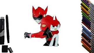 How to Draw Miniforce Sammy / Miniforce X