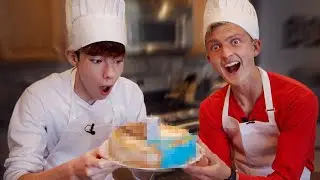 we made a cake.
