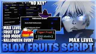 Blox Fruits Script *NO KEY* - Auto Farm, Fruit Sniper, Godmode, Halloween Event, Max Level & More! 🧛