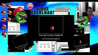 MARIO PLAYING DIRTY!🤣| The Mario PC Virus REACTION!
