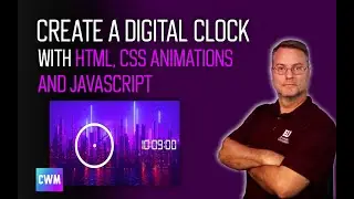 How to Create Digital Clock with Html, Css, and Javascript