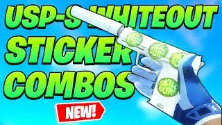 USP-S WHITEOUT STICKER COMBOS - CS:GO