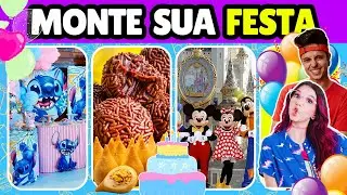 🎉 MONTE SUA FESTA DE ANIVERSÁRIO 🎂  | JOGO DAS ESCOLHAS #quiz #moranguinhoquiz