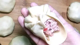 ДОМАШНЯЯ САМСА  С КУРИЦЕЙ!