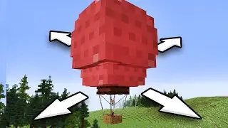 I Made WORKING Hot Air Balloons in Vanilla Minecraft