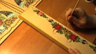 Мастер-класс "Роспись комплекта Лето" 5ч (А.Борисова)