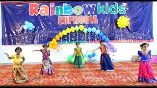 Spiritual promenade Dance by Play group & Nursery Girls Rainbow Kids Tr.Kasthuri.P - Euphoria 2024.
