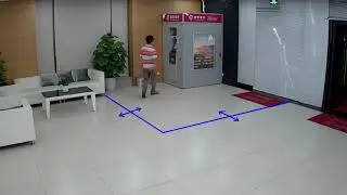 Uniview Security Cameras CCTV Cross Line Detection