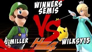 Hypespotting 4 - J Miller (Luigi) vs Wilksy15 (Rosalina) - Smash 4 - Winners Semis