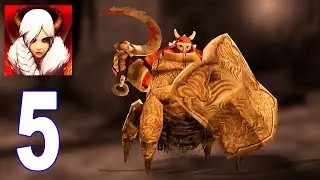 Grimvalor - Gameplay Walkthrough Part 5 - Act 1 - Siege Breaker BOSS (Android Ios)