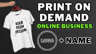 Print On Demand Online Business aufbauen - Name & Logo