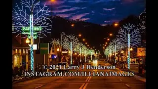 Downtown Gatlinburg, TN Christmas Light Tour on the Parkway December 2021