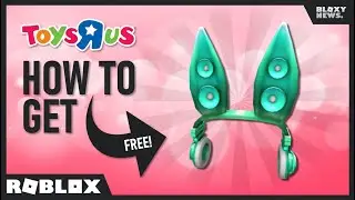How to get the FREE Teal Techno Rabbit Headphones on Roblox! [PROMOCODE]