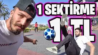 SOKAKTA PARA DAĞITMA YARIŞMASI (1 SEKTİRME=1 TL)