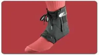 Swede O STRAP LOK Ankle Brace and Support Bulletproof your Ankles Black XSm