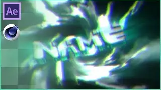 Dubstep Style Intro | Cinema 4D & After Effects Template w/Tutorial