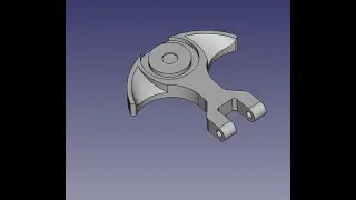 FreeCad Ручка рундука