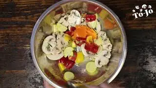 Kitchen Live: Lemon & Rosemary Marinated Grilled Mushrooms & Veggies