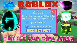 ALL NEW ROBLOX BUBBLE GUM SIMULATOR PROMO CODES! *NOVEMBER 2020*(WORKING)