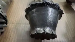 Как раскатало ведущий вал заднего редуктора Е70 ;-) Слушайте ваши редуктора - не доводите до такого!