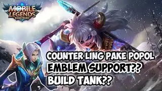 COUNTER LING PAKAI POPOL AND KUPA SUPPORT - MOBILE LEGENDS
