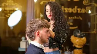 ASMR 💈 LADY BARBER “ETTORE”