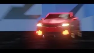 Blender Evee Animation Muscle Car Drifting