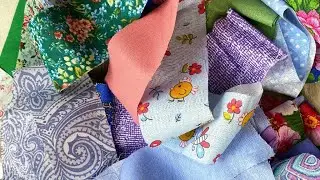 Patchwork quilt from start to finish in eleven minutes in a new and original way