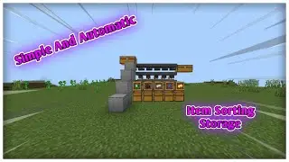 Simple And Automatic Item Sorter | Minecraft