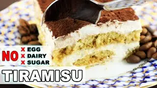 Egg, Dairy & Sugar free VEGAN TIRAMISU recipe