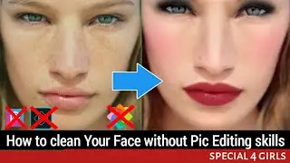 Makeup your face on Android mobile || Make skin fair/clean face using Android App 2018 hindi/urdu