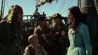 Hanging scene from a pirate movie