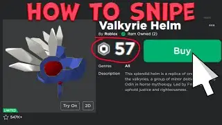 How to Snipe Limited Items for Cheap Roblox