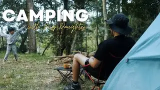 Camping with My Daughter I  No-Talk Vlog *relaxing*