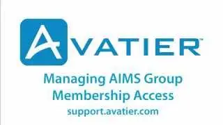 Managing AIMS Group Membership Access
