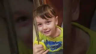 Toddler Cuts his Hair and Admits it!