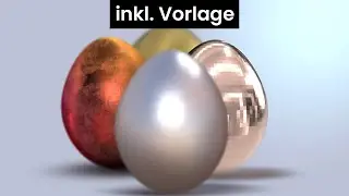 3D-Ostereier in Procreate