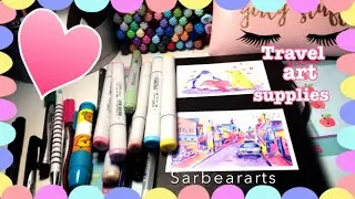 🎨My Travel Art Supplies🎨
