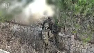 כוחות פועלים בשטחים סבוכים ומיוערים הצמודים לגדר בדרום לבנון בהם חיזבאללה מיקם תשתיות טרור,