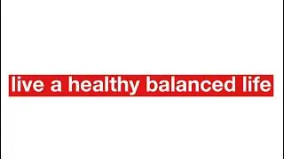Living a Healthier Better Balanced Lifestyle in 2025, podcast audio