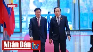 Chủ tịch Quốc hội Trần Thanh Mẫn hội kiến Tổng Bí thư, Chủ tịch nước Lào