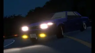 Blender Anime Drifting Car Animation Test