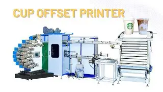 APM-9125H 9 Colors High Capacity Plastic Cup Dry Offset Print Machine