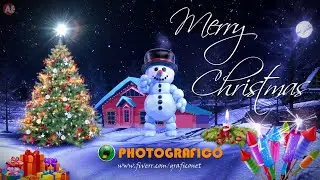Merry Christmas & Happy New Year 2022 Greeting Animation V5