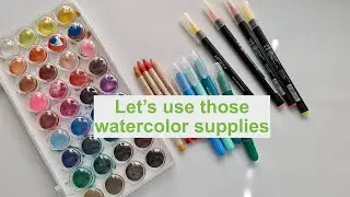 Easy Watercolor  - 4 products and 2 projects